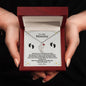 Mommy To Be baby feet necklace with birthstone — Christian gift | The Faith World