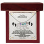 Mommy To Be baby feet necklace with birthstone — Christian gift | The Faith World