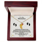 Mommy To Be baby feet necklace with birthstone — Christian gift | The Faith World