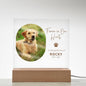 Personalized pet memorial LED plaque — Christian gift | The Faith World