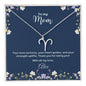 Personalized zodiac name necklace for Mom — Christian gift | The Faith World
