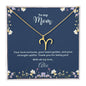 Personalized zodiac name necklace for Mom — Christian gift | The Faith World