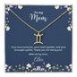 Personalized zodiac name necklace for Mom — Christian gift | The Faith World
