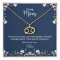 Personalized zodiac name necklace for Mom — Christian gift | The Faith World
