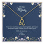 Personalized zodiac name necklace for Mom — Christian gift | The Faith World