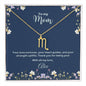 Personalized zodiac name necklace for Mom — Christian gift | The Faith World