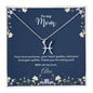 Personalized zodiac name necklace for Mom — Christian gift | The Faith World
