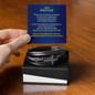 Pastor Appreciation Cross Leather Bracelet