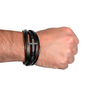 Pastor Appreciation Cross Leather Bracelet