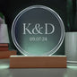 Personalized engraved acrylic wedding monogram — Christian gift | The Faith World