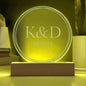 Personalized engraved acrylic wedding monogram — Christian gift | The Faith World