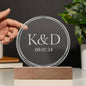 Personalized engraved acrylic wedding monogram — Christian gift | The Faith World