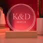 Personalized engraved acrylic wedding monogram — Christian gift | The Faith World