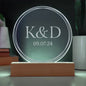 Personalized engraved acrylic wedding monogram — Christian gift | The Faith World