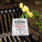 She Is Strong Christian Tote Bag – Psalm 46:5 Gift for Women