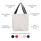She Is Strong Christian Tote Bag – Psalm 46:5 Gift for Women