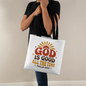 God Is Good All the Time Tote Bag – Psalm 100:5 Retro Christian Gift
