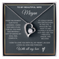 To My Beautiful Wife personalized necklace — Christian anniversary gift for her | The Faith World
