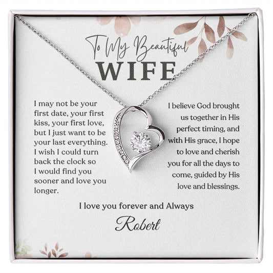 Forever Love necklace — personalized Christian gift for wife | The Faith World