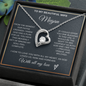 Wife necklace closeup engraving — personalized faith gift for her | The Faith World