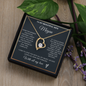 Wife necklace lifestyle photo — personalized meaningful Christian jewelry | The Faith World