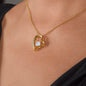 To My Beautiful Wife Necklace with Personalized Message Card | Gift for Wife