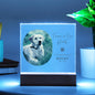 Personalized pet memorial LED plaque — Christian gift | The Faith World