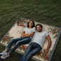 Personalized Christmas Woven Blanket Tapestry with Family Name