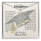 Graduation cap name necklace — Christian graduation gift for daughter from Mom and Dad | The Faith World