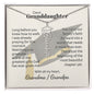 Graduation cap name necklace — Christian graduation gift for granddaughter from Grandma and Grandpa | The Faith World