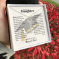 Graduation cap name necklace — Christian graduation gift for daughter from Mom and Dad | The Faith World