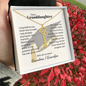 Graduation cap name necklace — Christian graduation gift for granddaughter from Grandma and Grandpa | The Faith World