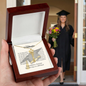 Dear Graduate graduation cap name necklace — Christian graduation gift for her | The Faith World