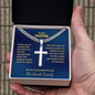 Pastor Appreciation Gift – Personalized Cuban Link Cross Necklace