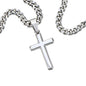 To Our Pastor Cross Necklace – Personalized Cuban Chain Gift