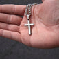 To Our Pastor Cross Necklace – Personalized Cuban Chain Gift