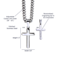 Pastor Appreciation Gift – Personalized Cuban Link Cross Necklace