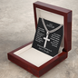 To Our Pastor Cross Necklace – Personalized Cuban Chain Gift