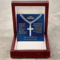 Pastor Appreciation Gift – Personalized Cuban Link Cross Necklace