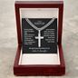 To Our Pastor Cross Necklace – Personalized Cuban Chain Gift
