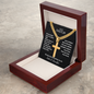 To Our Pastor Cross Necklace – Personalized Cuban Chain Gift