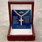 Pastor Appreciation Gift – Personalized Cuban Link Cross Necklace