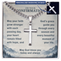 Confirmation Gifts for Boys – On Your Confirmation (God's Grace) Personalized Cross Necklace with Cuban Chain