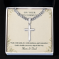 On Your First Communion – Cuban Link Chain Cross Necklace, Engraved Keepsake