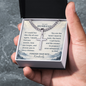 Gift for Husband – Personalized Cross Necklace with Cuban Chain, Anniversary Gift from Wife