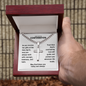 Confirmation Gifts for Boys – On Your Confirmation (Gifts of the Holy Spirit) Personalized Cross Necklace with Cuban Chain