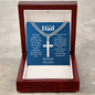 To my dad necklace gift box — God Blessed Me With You Christian Father's Day keepsake | The Faith World