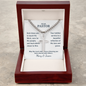 Gifts for Pastor – Personalized Cuban Chain Cross Necklace with Custom Card