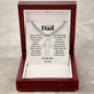 Personalized dad cross necklace gold — meaningful faith jewelry Father's Day | The Faith World