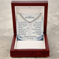 Gift for Husband – Personalized Cross Necklace with Cuban Chain, Anniversary Gift from Wife